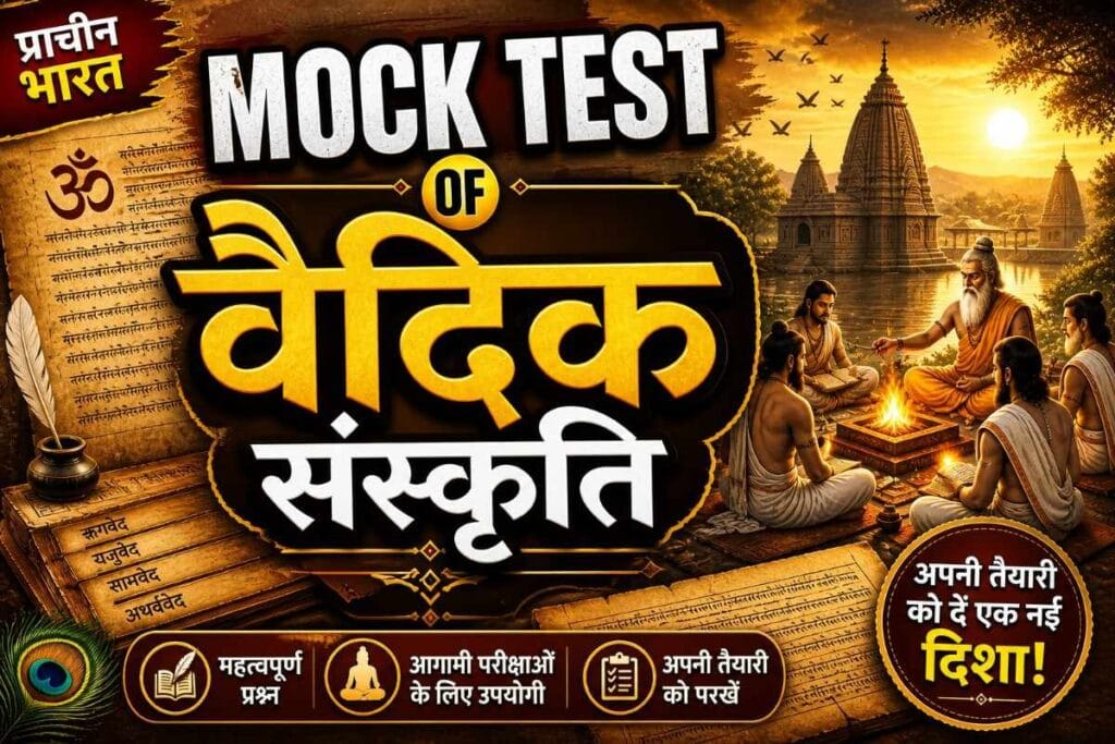 Vedic Culture Mock Test – वैदिक संस्कृति के 100 महत्वपूर्ण MCQs | Ancient India MCQ in Hindi